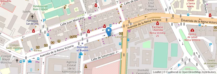 Mapa de ubicacion de Bar Arlanza en Spain, Community Of Madrid, Community Of Madrid, Área Metropolitana De Madrid Y Corredor Del Henares, Madrid.