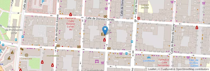 Mapa de ubicacion de Bar Armando en Espanha, Comunidade De Madrid, Comunidade De Madrid, Área Metropolitana De Madrid Y Corredor Del Henares, Madrid.