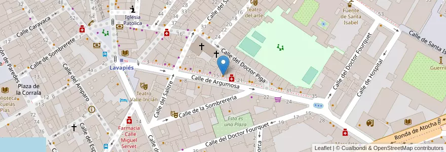 Mapa de ubicacion de Bar Automatico en Испания, Мадрид, Мадрид, Área Metropolitana De Madrid Y Corredor Del Henares, Мадрид.