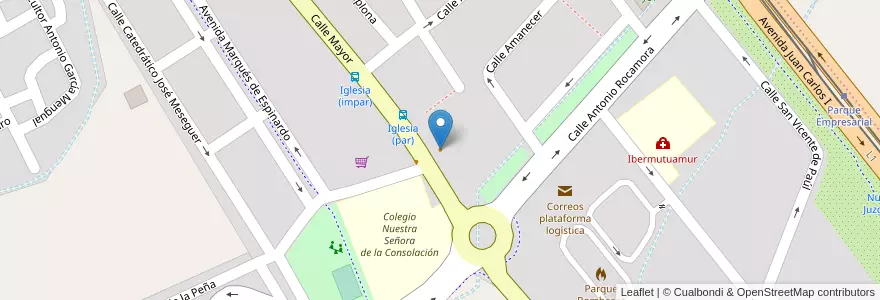 Mapa de ubicacion de Bar Avenida en اسپانیا, Región De Murcia, Región De Murcia, Área Metropolitana De Murcia, Murcia.