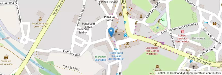 Mapa de ubicacion de Bar Azul en Espanha, Castela E Leão, Burgos, Las Merindades, Espinosa De Los Monteros.