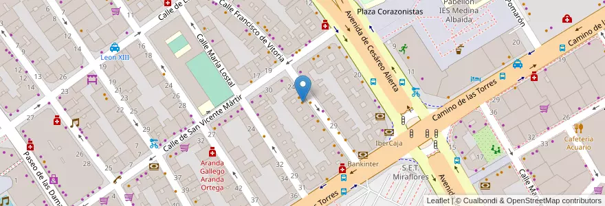 Mapa de ubicacion de Bar Barlovento en إسبانيا, أرغون, سرقسطة, Zaragoza, سرقسطة.