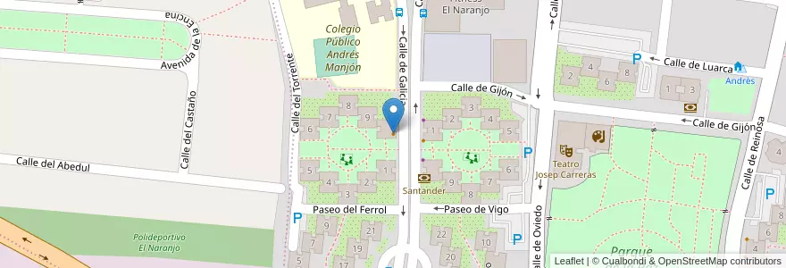 Mapa de ubicacion de Bar Bravo en إسبانيا, منطقة مدريد, منطقة مدريد, Área Metropolitana De Madrid Y Corredor Del Henares, Fuenlabrada.