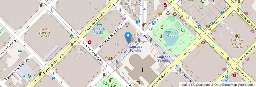 Mapa de ubicacion de Bar Breixán en İspanya, Catalunya, Barcelona, Barcelonès, Barcelona.