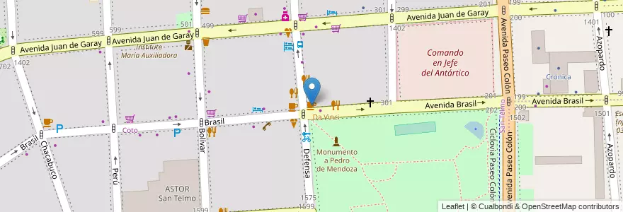 Mapa de ubicacion de Bar Británico, San Telmo en الأرجنتين, Ciudad Autónoma De Buenos Aires, Comuna 4, Comuna 1, Buenos Aires.