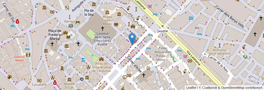 Mapa de ubicacion de Bar Brusi en Spagna, Catalunya, Barcelona, Barcelonès, Barcelona.