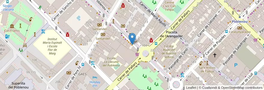 Mapa de ubicacion de Bar Burgales en Espagne, Catalogne, Barcelone, Barcelonais, Barcelone.