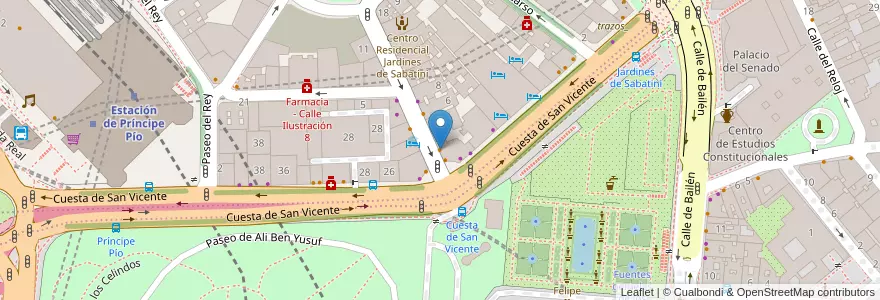 Mapa de ubicacion de Bar Café Rande en Испания, Мадрид, Мадрид, Área Metropolitana De Madrid Y Corredor Del Henares, Мадрид.