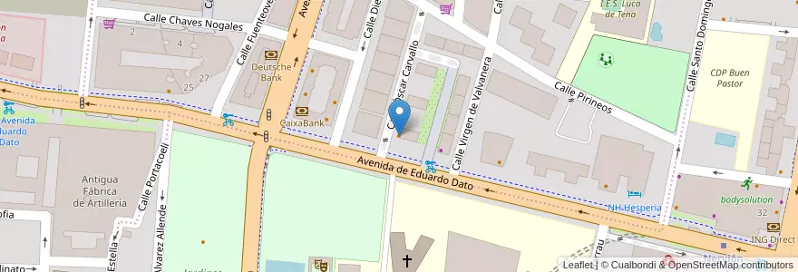 Mapa de ubicacion de Bar Cafetería Oscar Lan en İspanya, Andalucía, Sevilla, Sevilla.