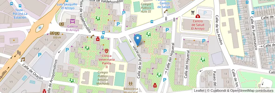 Mapa de ubicacion de Bar Cafetería Tony en إسبانيا, منطقة مدريد, منطقة مدريد, Área Metropolitana De Madrid Y Corredor Del Henares, Fuenlabrada.
