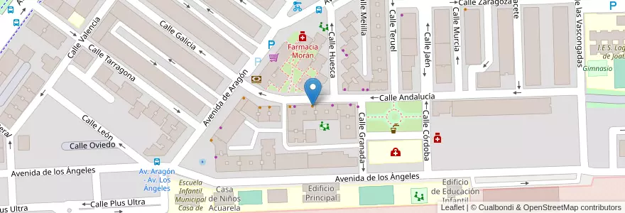 Mapa de ubicacion de Bar Calderón en Испания, Мадрид, Мадрид, Área Metropolitana De Madrid Y Corredor Del Henares, Getafe.