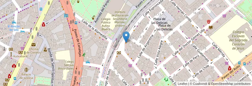 Mapa de ubicacion de Bar Campoamor en 스페인, Castilla Y León, Salamanca, Campo De Salamanca, Salamanca.