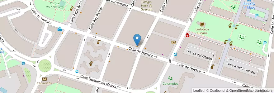 Mapa de ubicacion de Bar Carlos en 西班牙, La Rioja, La Rioja, Logroño.