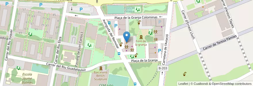 Mapa de ubicacion de Bar Cazorla en Испания, Каталония, Барселона, Баш-Льобрегат, Эль-Прат-Де-Льобрегат.