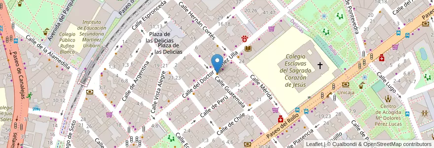 Mapa de ubicacion de Bar Cernégula en スペイン, カスティーリャ・イ・レオン州, サラマンカ, Campo De Salamanca, サラマンカ.