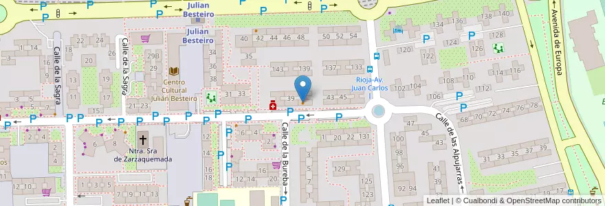 Mapa de ubicacion de Bar Cerveceria Rima en Испания, Мадрид, Мадрид, Área Metropolitana De Madrid Y Corredor Del Henares, Leganés.