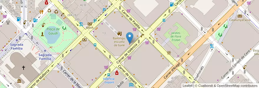 Mapa de ubicacion de Bar Chen en 西班牙, Catalunya, Barcelona, Barcelonès, Barcelona.