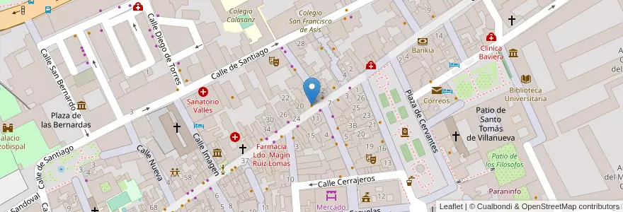 Mapa de ubicacion de Bar Cocina La Bienvenida en إسبانيا, منطقة مدريد, منطقة مدريد, Área Metropolitana De Madrid Y Corredor Del Henares, القلعة الحجارة.