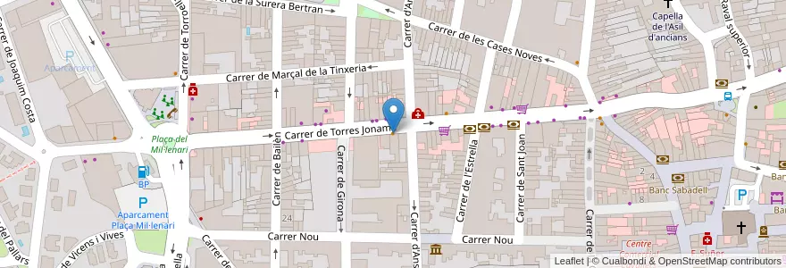 Mapa de ubicacion de Bar Combi en España, Catalunya, Girona, Baix Empordà, Palafrugell.