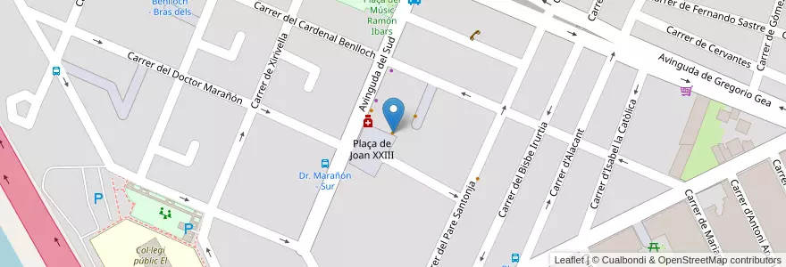 Mapa de ubicacion de Bar Come&Calla en Espagne, Communauté Valencienne, Valence, L'Horta Oest, Mislata.