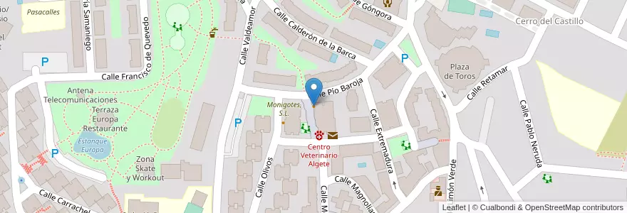 Mapa de ubicacion de Bar Dádelos en Испания, Мадрид, Мадрид, Cuenca Del Medio Jarama, Algete.