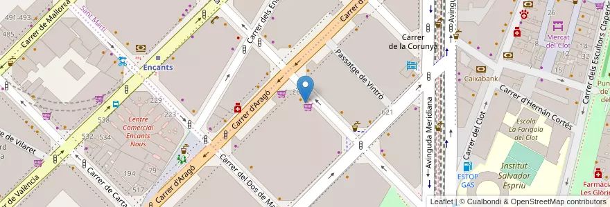 Mapa de ubicacion de Bar David en Spanje, Catalonië, Barcelona, Barcelonès, Barcelona.