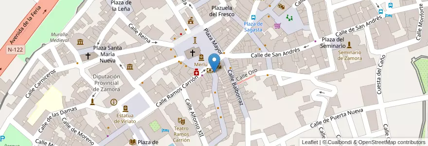 Mapa de ubicacion de Bar de Luz en Espanha, Castela E Leão, Zamora, Tierra Del Pan, Zamora.