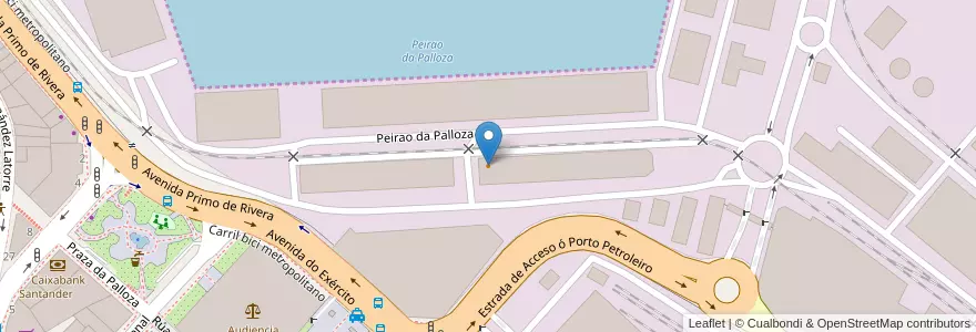 Mapa de ubicacion de Bar do porto en Испания, Галисия, А-Корунья, A Coruña, A Coruña.