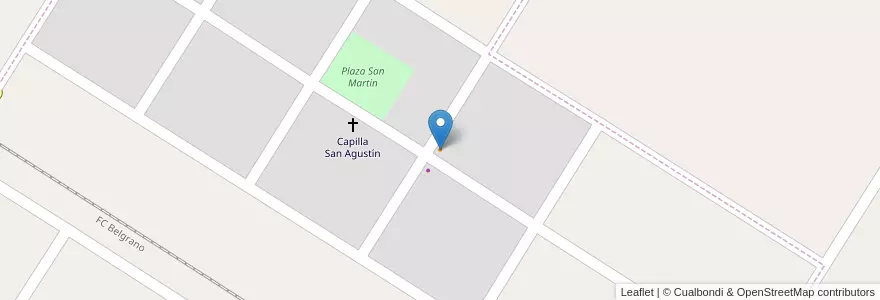 Mapa de ubicacion de Bar Don Tomás en 아르헨티나, 부에노스아이레스주, Partido De Carmen De Areco, Gouin.