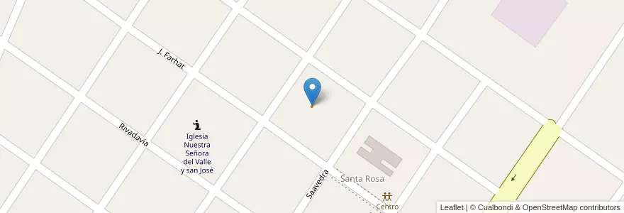Mapa de ubicacion de Bar Don Vicente en 아르헨티나, Santiago Del Estero, Departamento Moreno.