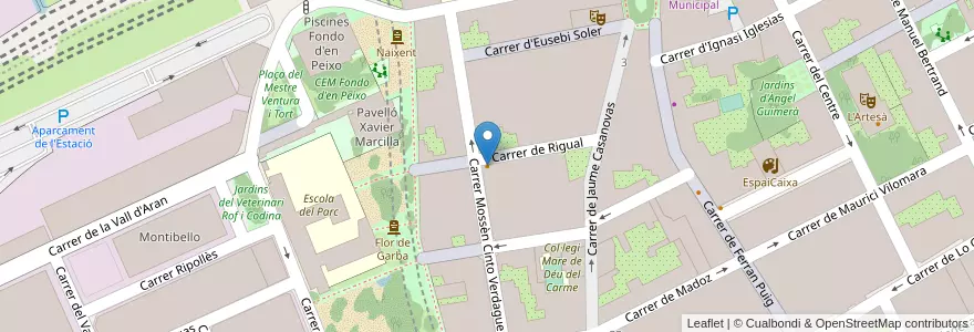 Mapa de ubicacion de Bar El Balón de Oro en 西班牙, Catalunya, Barcelona, Baix Llobregat, El Prat De Llobregat.
