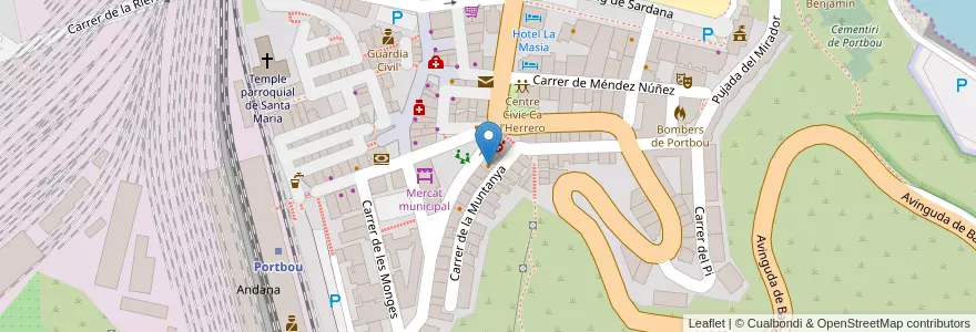 Mapa de ubicacion de Bar El Caliu en İspanya, Catalunya, Girona, Alt Empordà.