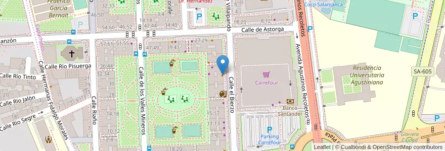 Mapa de ubicacion de Bar El Cántaro en İspanya, Castilla Y León, Salamanca, Campo De Salamanca, Salamanca.