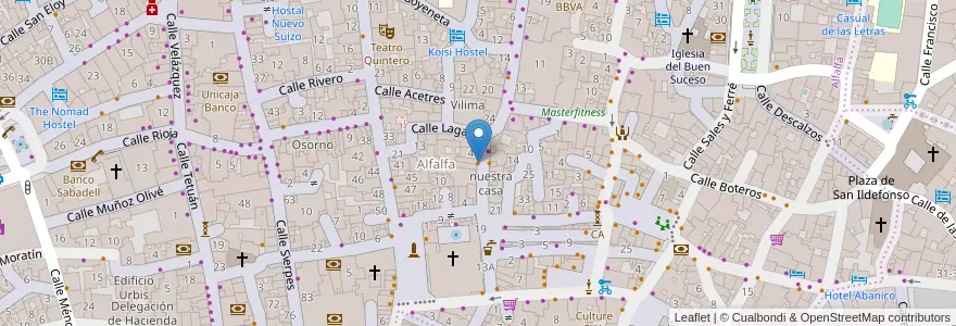 Mapa de ubicacion de Bar El Comercio en İspanya, Andalucía, Sevilla, Sevilla.