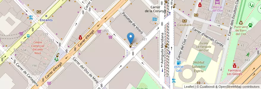 Mapa de ubicacion de Bar el Cuco en Испания, Каталония, Барселона, Барселонес, Барселона.