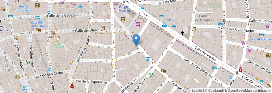 Mapa de ubicacion de Bar el Hórreo en Espanha, Comunidade De Madrid, Comunidade De Madrid, Área Metropolitana De Madrid Y Corredor Del Henares, Madrid.