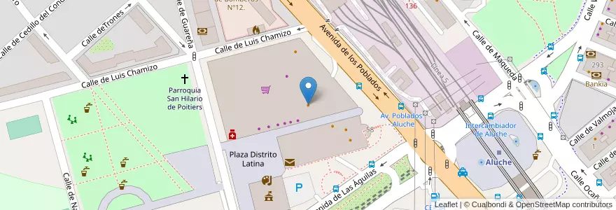 Mapa de ubicacion de Bar El Paso I en 스페인, Comunidad De Madrid, Comunidad De Madrid, Área Metropolitana De Madrid Y Corredor Del Henares, 마드리드.