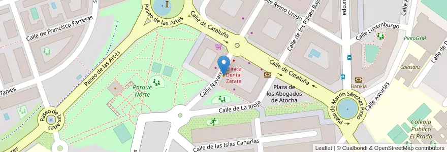 Mapa de ubicacion de Bar El Refugio de Pinto en إسبانيا, منطقة مدريد, منطقة مدريد, Área Metropolitana De Madrid Y Corredor Del Henares, Pinto.