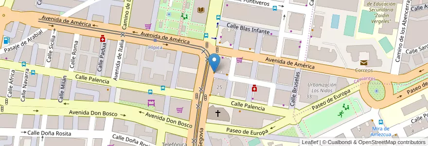 Mapa de ubicacion de Bar Eloy en España, Andalucía, Granada, Comarca De La Vega De Granada, Granada.