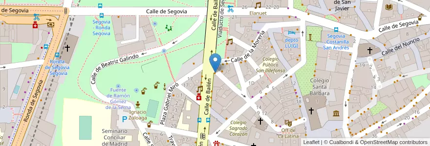 Mapa de ubicacion de Bar Esperanza en スペイン, マドリード州, Comunidad De Madrid, Área Metropolitana De Madrid Y Corredor Del Henares, Madrid.