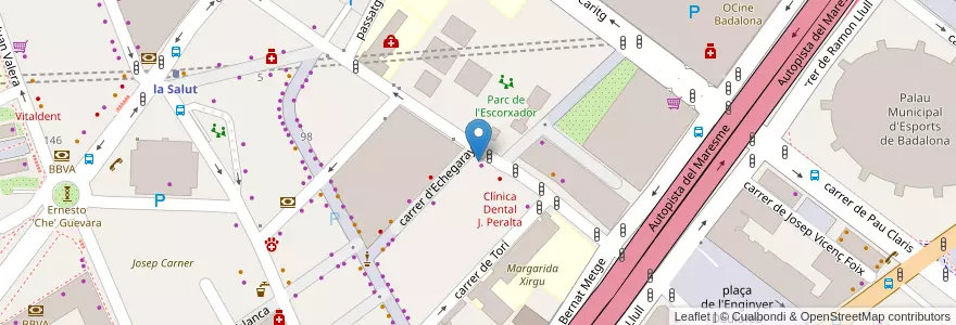 Mapa de ubicacion de Bar Felipe en España, Catalunya, Barcelona, Barcelonès, Badalona.