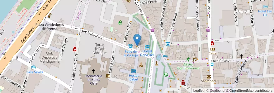 Mapa de ubicacion de Bar Flenco en Spanje, Andalusië, Sevilla, Sevilla.