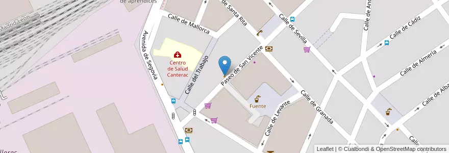 Mapa de ubicacion de Bar Focacha en Испания, Кастилия И Леон, Вальядолид, Вальядолид.