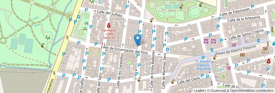 Mapa de ubicacion de Bar Galicia en スペイン, マドリード州, Comunidad De Madrid, Área Metropolitana De Madrid Y Corredor Del Henares, Madrid.