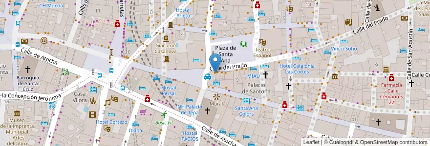 Mapa de ubicacion de Bar Hawaiano Mauna Loa en İspanya, Comunidad De Madrid, Comunidad De Madrid, Área Metropolitana De Madrid Y Corredor Del Henares, Madrid.