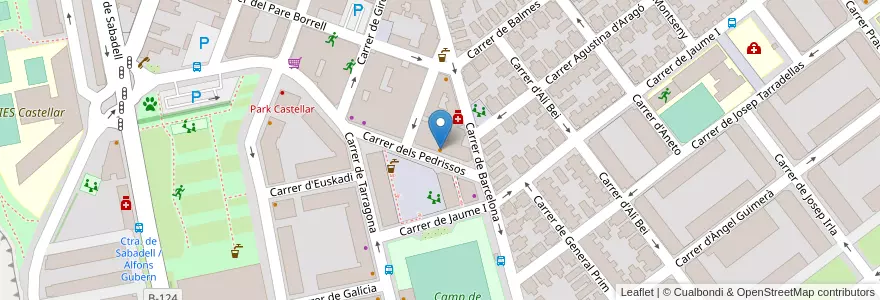 Mapa de ubicacion de Bar Hobby en إسبانيا, كتالونيا, برشلونة, فالس أوكيدنتل, Castellar Del Vallès.
