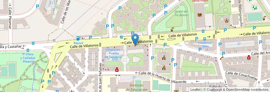 Mapa de ubicacion de Bar Javi en Spagna, Comunidad De Madrid, Comunidad De Madrid, Área Metropolitana De Madrid Y Corredor Del Henares, Madrid.