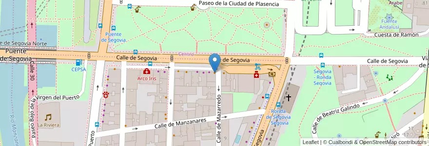 Mapa de ubicacion de Bar Jesús en Espanha, Comunidade De Madrid, Comunidade De Madrid, Área Metropolitana De Madrid Y Corredor Del Henares, Madrid.