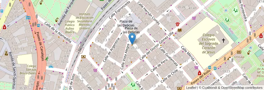 Mapa de ubicacion de Bar Jintena's en Spanien, Kastilien Und León, Salamanca, Campo De Salamanca, Salamanca.
