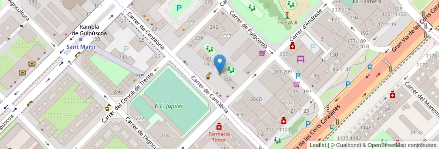 Mapa de ubicacion de Bar Joan‘s en スペイン, カタルーニャ州, Barcelona, バルサルネス, Barcelona.